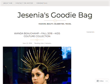 Tablet Screenshot of jeseniasgoodiebag.com